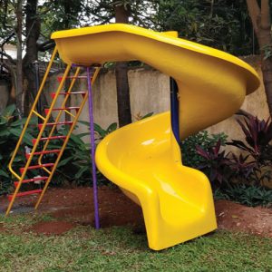 Playground Spiral Slides